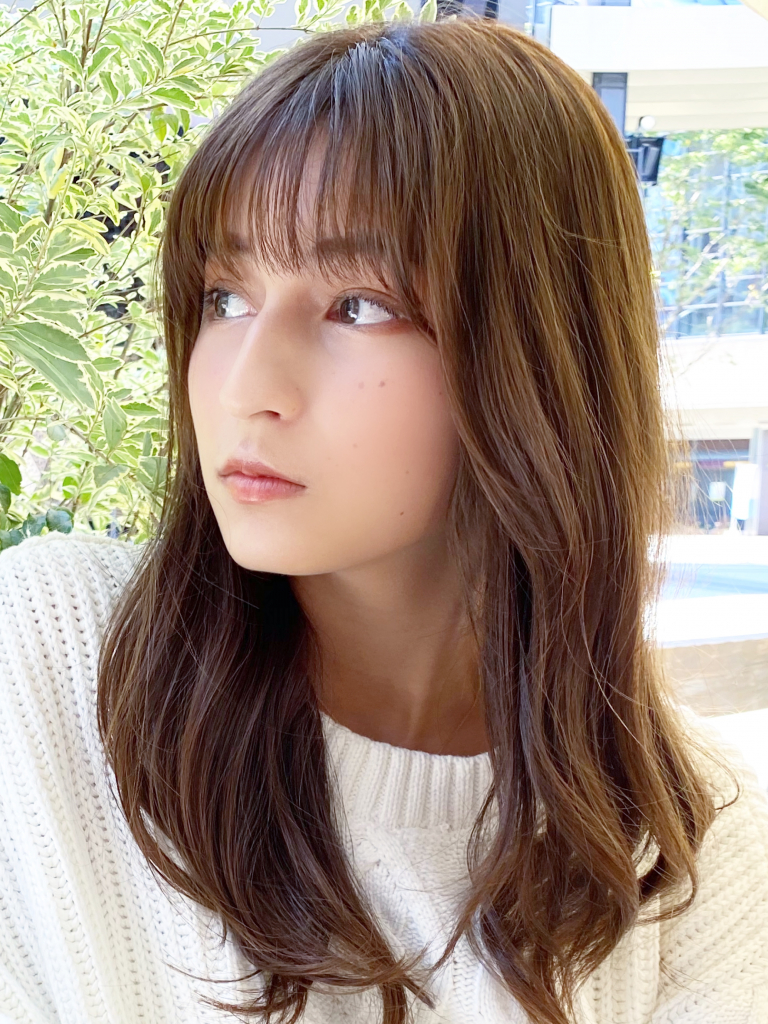 西葛西にある美容室「トゥーヘア（too hair ）」のヘアスタイル「《too hair》柔らかカラー×崩しゆるカールセミ【西葛西】」の拡大画像